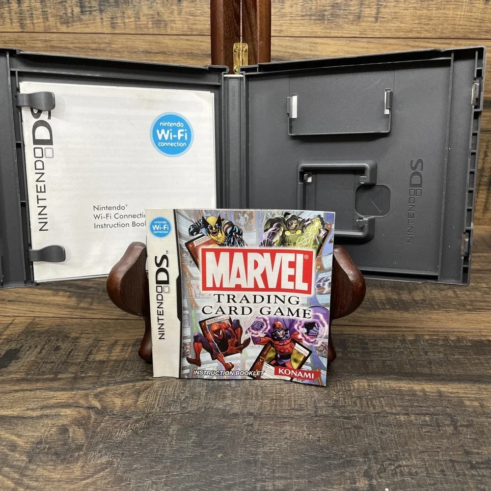 Marvel Trading Card Game (Nintendo DS) Case And Manual ONLY No Game‎ USA Version